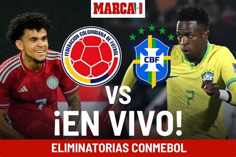 partido brasil colombia en vivo